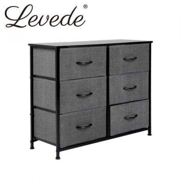 Storage Cabinet Tower Chest Dark Grey