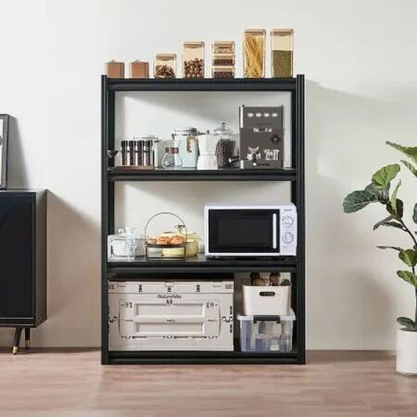 Storage Shelves 20 D x 40 W x 57 H 4-tier Garage Storage Shelving 508 x 1016 x 1448 mm