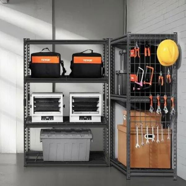 Storage Shelves 4 Tier Adjustable Heavy Duty Garage Shelving Unit 1089 kg