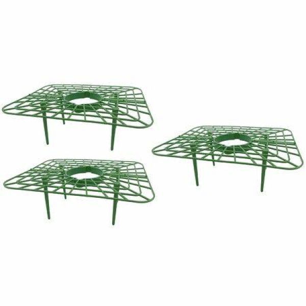 Strawberry Growing Support Practical Rack Fruits Support Holder Shelf Gardening Flower Frame Tool Plant Pot Real Office Plants (3 Pack)