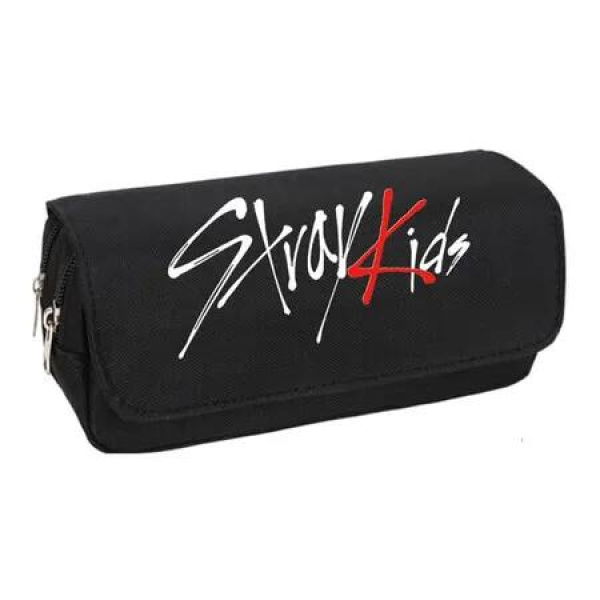 Stray Kids Large Capacity Pen Pouch Bag Stationery Storage Bag Marker Pen Organizer