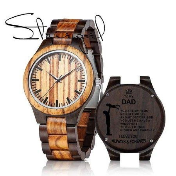 Striegel Design Your Own Engraved Wooden Watch