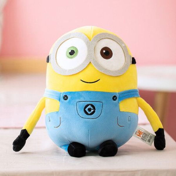 Stuffed Cute Minions Cartoon Soft Toy - Yellow (25 Cm)