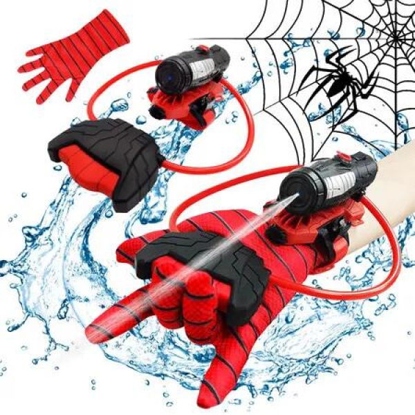 Summer Water Toys,Water Guns,Superhero Squirt Guns with Glove Summer Party Swimming Pool Beach Outdoor Water Fighting Toys