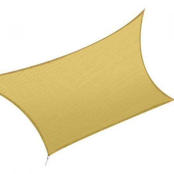 Sun Shade Sail Cloth Canopy Sand 180