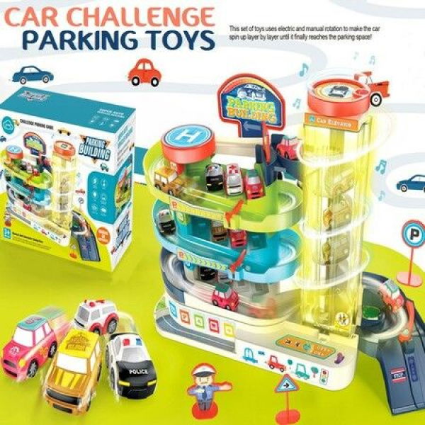 Super Auto Vehicles Building Challenge Parking Game Manual And Automatic Integration Toy For Kids