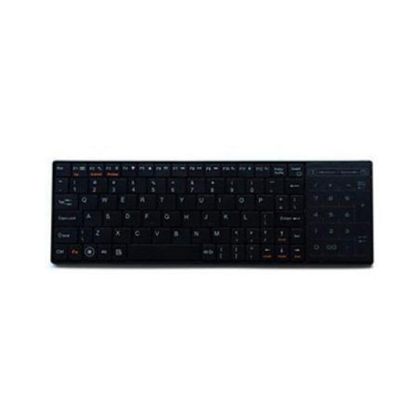 Super-thin Bluetooth 3.0V Wireless Keyboard With Touchpad For PC Cell Phone IPhone IPad - Black.