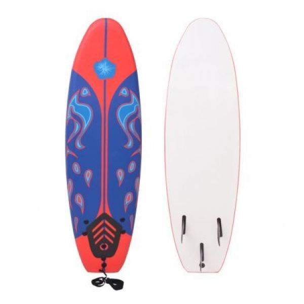 Surfboard Blue And Red 170 Cm