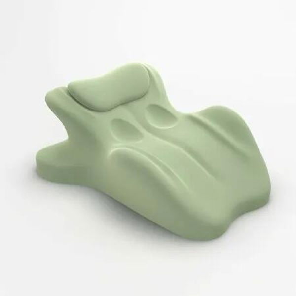 Sweet Spot Pillow,Chiro Monk Pillow for Couples,27 Degree Angle Perfect Position Ergonomic Contoured Support Pillow,Multi-Purpose Memory Foam Cushion