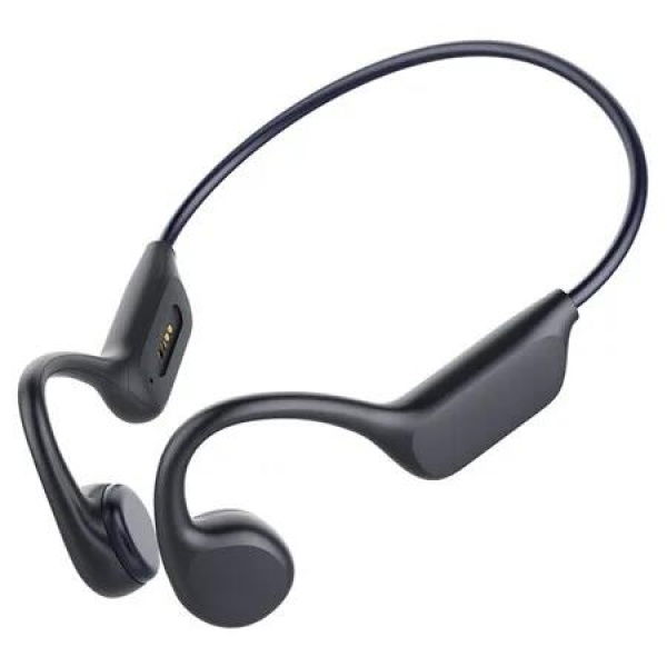 Swimming Headphones Bone Conduction Headphones,IP68 Waterproof Built-In MP3 Player 32G Memory,Underwater Swimming Headphone,Wireless Open Earphones
