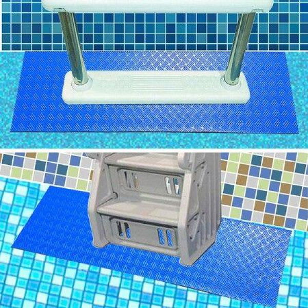 Swimming Pool Ladder Mat - Protective Pool Ladder Pad Step Mat With Non-Slip Texture 88x22cm