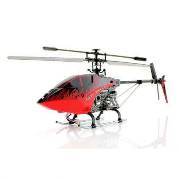 Syma F1 2.4G 3ch Single Blade RC Helicopter with Gyro - Red