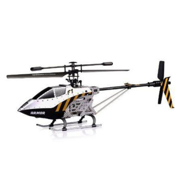 Syma F1 2.4G 3ch Single Blade RC Helicopter with Gyro - Silver