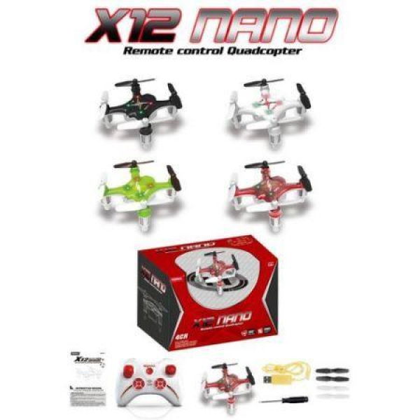 SYMA X12 Nano Explorers 2.4G 4CH 6 Axis RC Quadcopter RTF - White