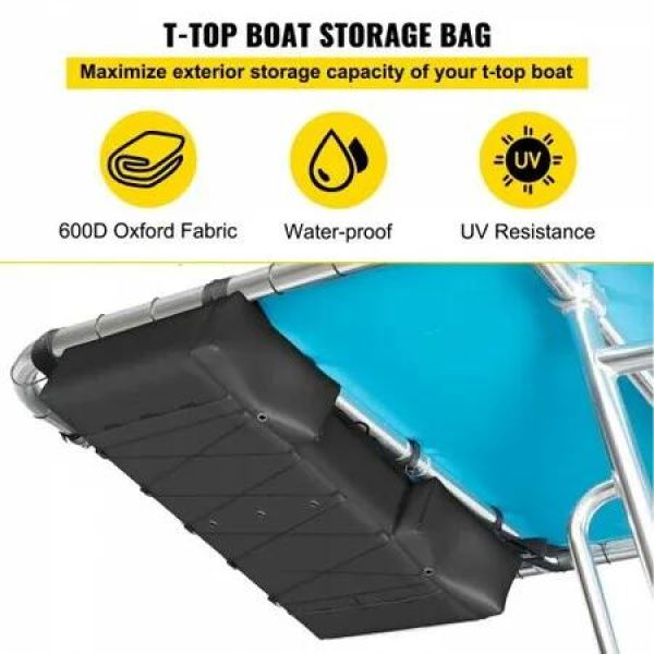 T- Top Boat Storage Bag Bimini Top Storage Bag for 6 Type II Life Jackets