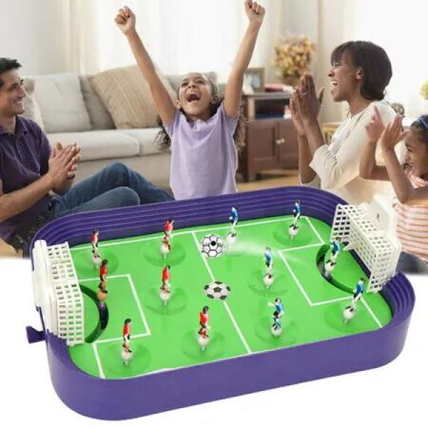 Table Soccer World Cup Set Children Sports Toy Football Game Desktop Field Model Board Xmas Indoor Play Kids Boys Gift