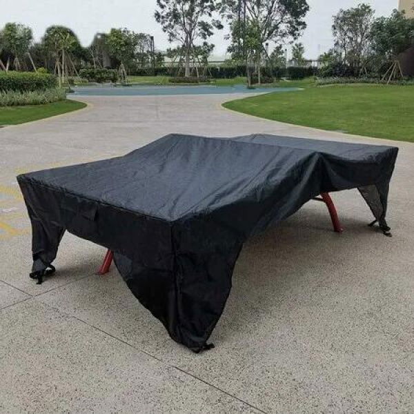 Table Tennis Cover Outdoor Waterproof Heavy Duty Ping Pong Protection Black 280x152x76cm Indoor Accessories