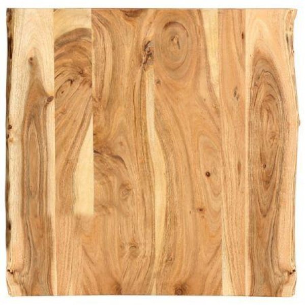 Table Top Solid Acacia Wood 60x(50-60)x2.5 cm