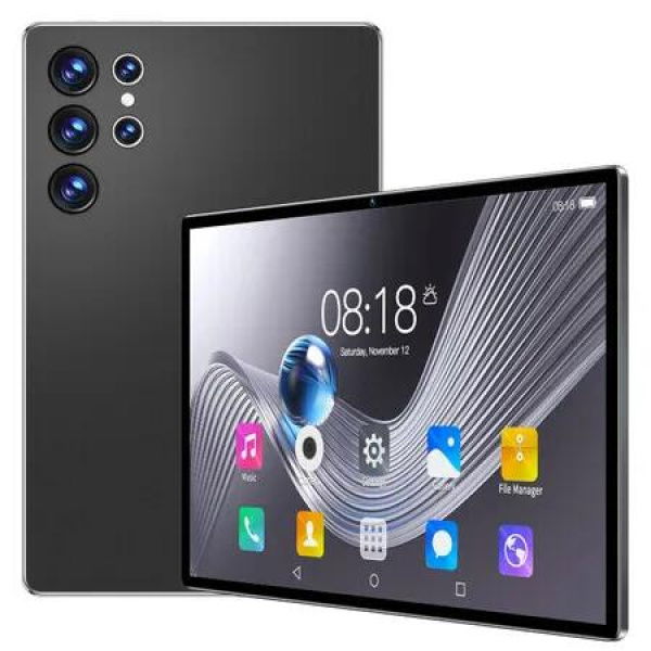 Tablet Android 10.1 Inch 16GB 512GB Storage 5G Wi-Fi Dual SIM Long Battery Life Black Device Multimedia Gadget