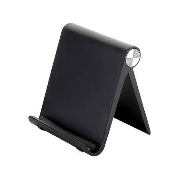 Tablet Stand Holder Adjustable Portable Desktop Dock Office Compatible for iPad 10.2/iPad Mini 5/4/3/2/iPad Air/iPhone 15/14/13/12 Black