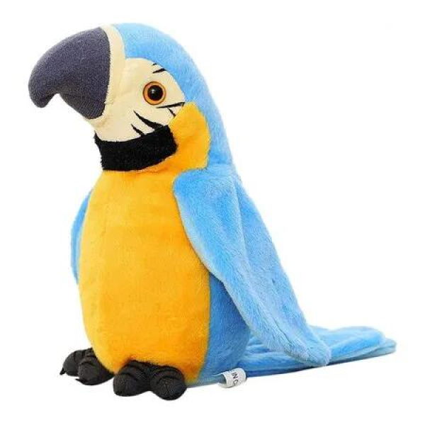 Talking Parrot No Matter What You Say It Will Repeat What You Say Fun Learning Good Helper Brings You Happiness Toys Blue