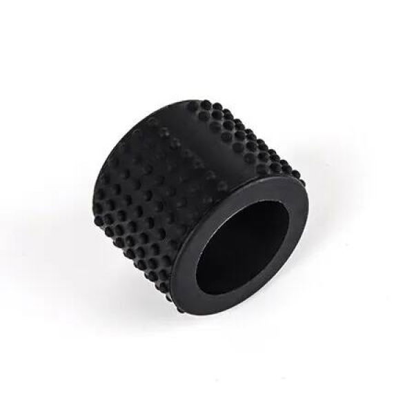 Tattoo Grip Tape Silicone Tattoo Grip Pen Cover Wrap Holder Black Cohesive Bandage Tape Handle Grip Tube for Tattoo Machine Grip Accessories 25mm