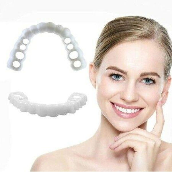 Temporary Teeth For Men And Women Covers Imperfect Teeth. No Pain No Shots No Drilling To Fix A Confident Smile (1 Pack).