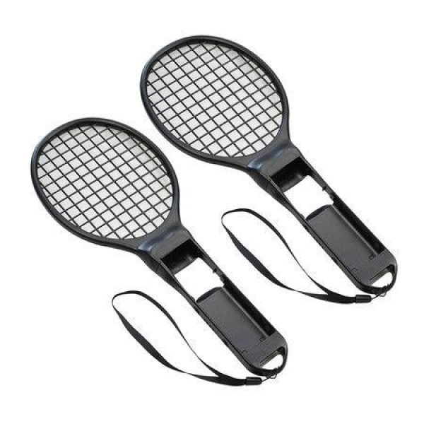 Tennis Racket For Nintendo Switch And Switch OLED Joy-Con 2 Pack Black