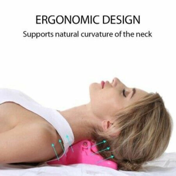 Tension Headache Relief Products Cervical Traction For Neck Pain Relief Massage Traction Pillow With 6 Trigger Point Therapy