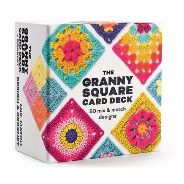 The Granny Square Card Deck, 50 mix and match designs Cards