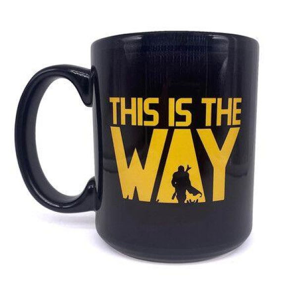 The Mandalorian Ceramic Coffee Mark Mug Black (300-400 ML)