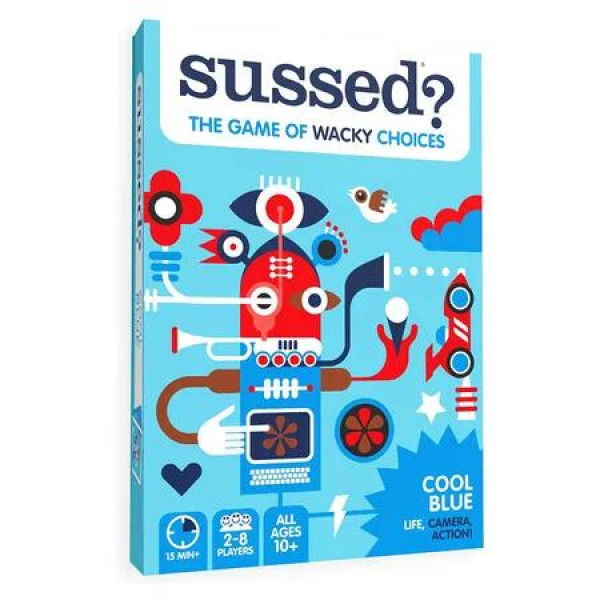 The Wacky â€˜What Would You Do?â€™ Card Game, Stocking Stuffer for Teens, Boys, Girls, Social Fun for Kids Ages 10+ and Men Women, Cool Blue Deck