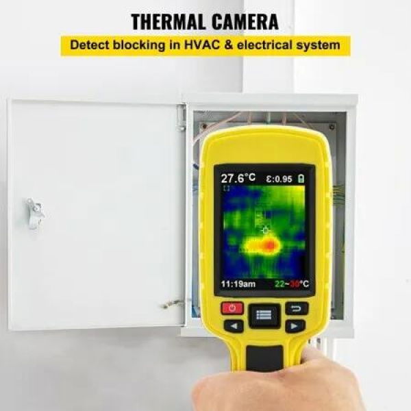 Thermal Imaging Camera 60x60 (3600 Pixels) IR Resolution Infrared Camera with 2.8' Color Display Screen Built-in SD Card and Li-ion Battery