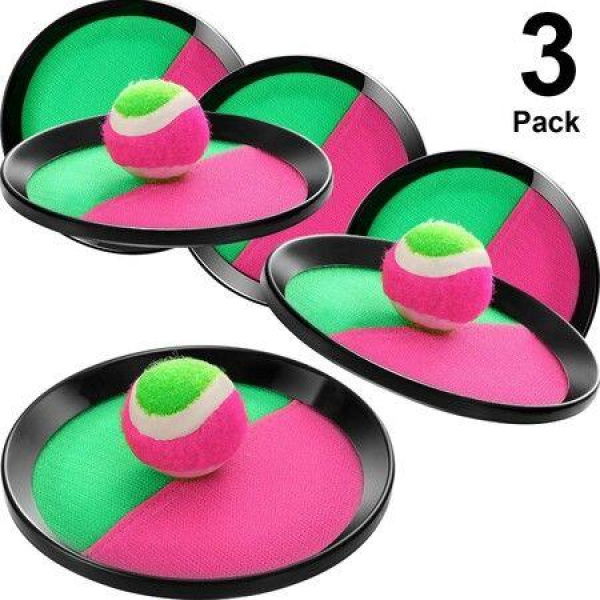 Throwing And Catching Balls Set. Suitable For Sports Beach Novelties Events And Game Prizes. (3 Packs)