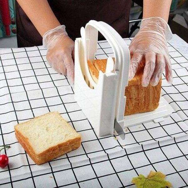 Toast Slicer For Bread And Toast Bending And Thickness Adjustable Bread Slicer