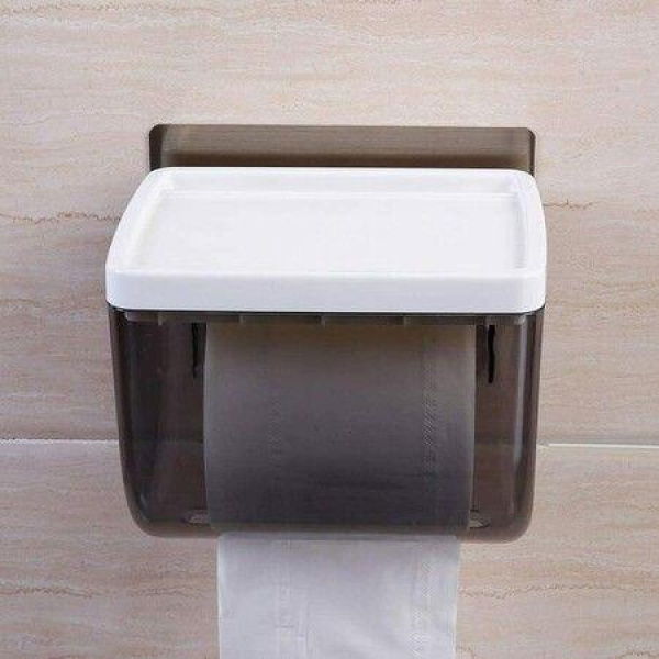 Toilet Paper Holder Waterproof Wall Mount Toilet Paper Holder Shelf