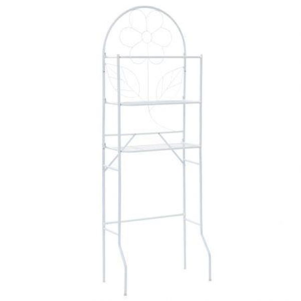 Toilet Rack White 60x33x174 Cm