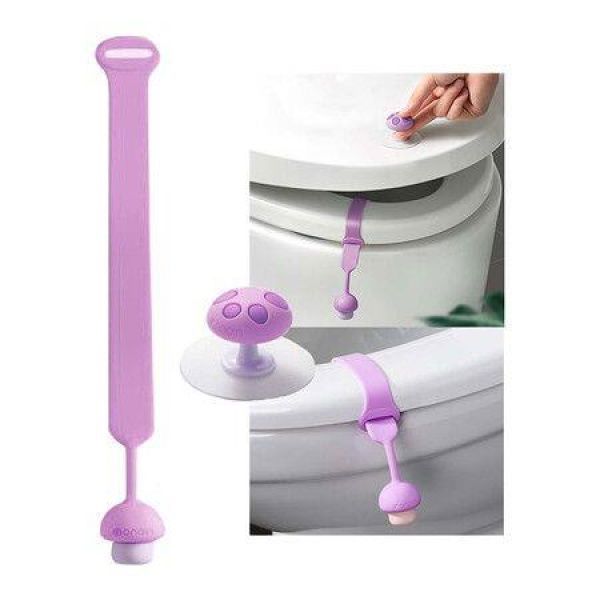 Toilet Seat Lifter Handle Toilet Seat Lid Lifter Handle Toilet Seat Cover Lifting Handle (Purple)