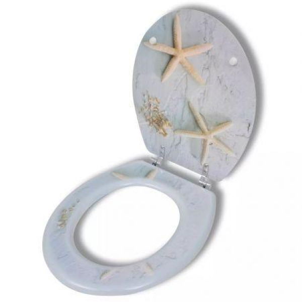 Toilet Seats With Hard Close Lids MDF Starfish