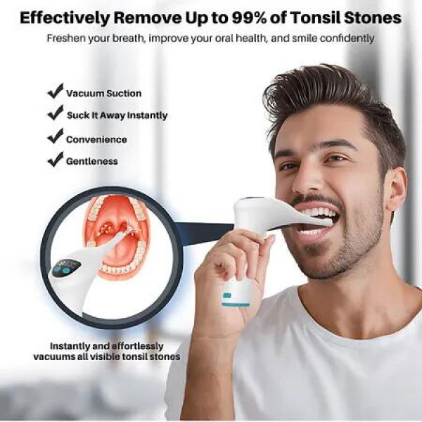 Tonsil Stone Removal Kit Remover WiFi APP Electronic Rock Extractor Oral Care Extraction Suction Tool Cleaner Cam Mouth Vacuum Cleaning Fresh Breath