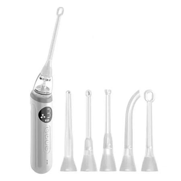 Tonsil Stone Remover,Electronic Vacuum Tonsil Stone Remover,with Built in LED Light and 3 Suction Mode,Oral Irrigator, 5 Shadowless Nozzles