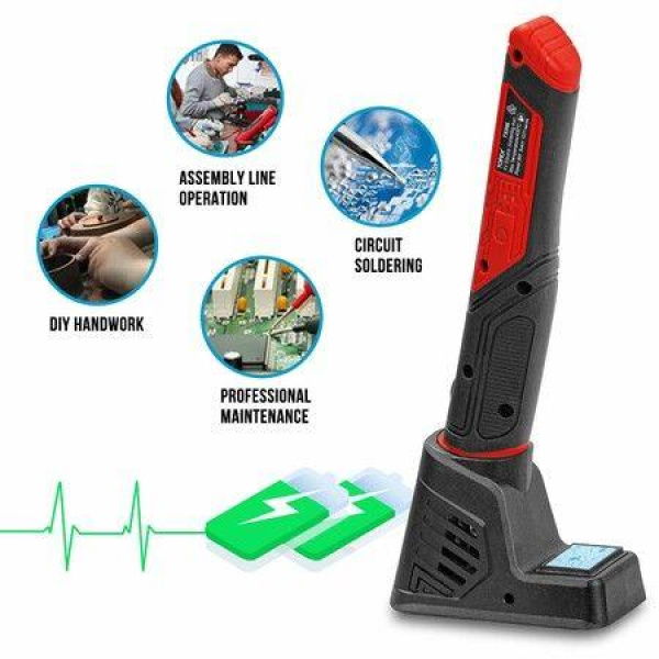 TOPEX 4V Max Cordless Soldering Iron with Rechargeable Lithium-Ion Battery