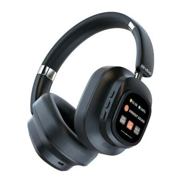 Touch Screen ANC Wireless Headphone Active Noise Cancelling With Multi Magnetic Touch Control Long Battery Life Gift