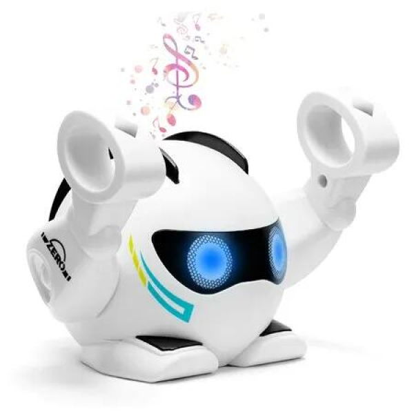 Touch Sensing Toy Robots with Music, Cool Interactive Rolling Dancing Smart Kids Robot Toy for Age 3+ Years Old Boys Girls Birthday