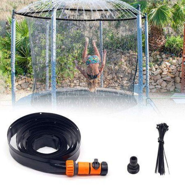 Trampoline Sprinkler, Outdoor Water Play Sprinklers for Kids Fun (32.8ft/10M)