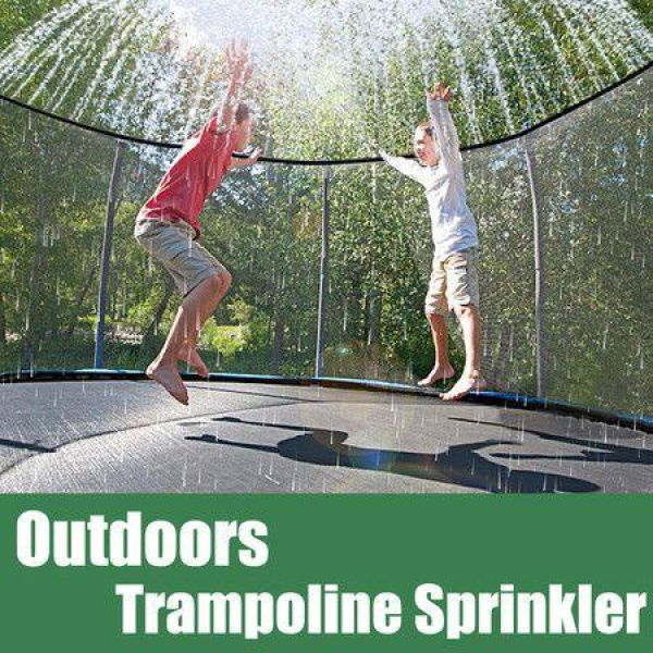 Trampoline Sprinkler Spray Fun For Kids Yard Outside 15mm*12 Nozzles.