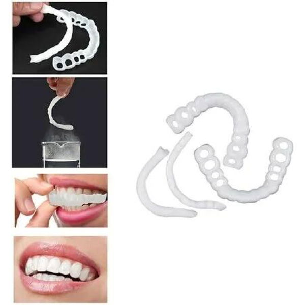 Transform Your Smile Instantly: Temporary Teeth to Conceal Imperfections (1 Pack)