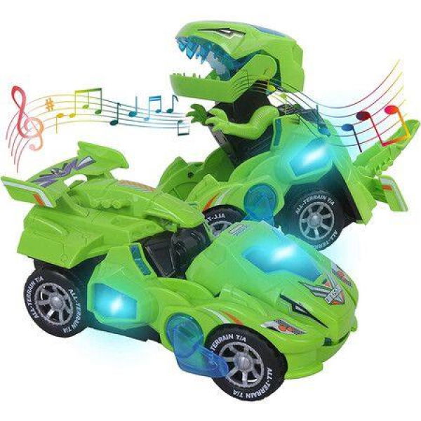 Transforming Music Toy for 4 5 6 7 Year Old Boy (Green)