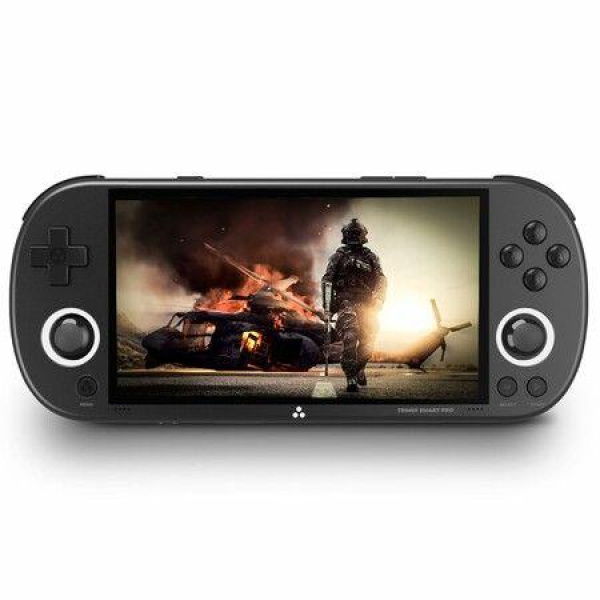 Trimui Smart Pro 4.96 inch Handheld Game Console Preinstalled Emulator System Black 64GB