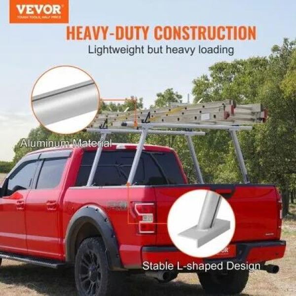 Truck Rack Pick up Truck Ladder 71'x31' Size 800 lbs Capacity for Kayak